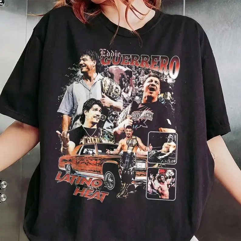 Eddie Guerrero Vintage T-Shirt, Wrestling Tribute Tee, Graphic Love Wrestling, Unisex T-Shirt For Women Men