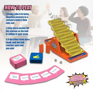 Interactive Tabletop Game with Physical Balance Challenge, Perfect for Family Entertainment/social Gatherings, Tilt & Duel Battle Base, Family Board Games