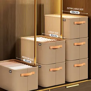 Pants Clothing Storage Box Wardrobe Clothes Storage Organizer Underwear Storage
