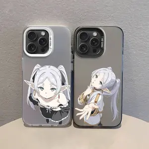Anime F-Frieren Fashion Cute Phone Case For IPhone 17 16 15  14 13 12 11 Pro Max Plus Air Black White Shockproof Phone Cover Protective Drop-proof Gift Unique Design