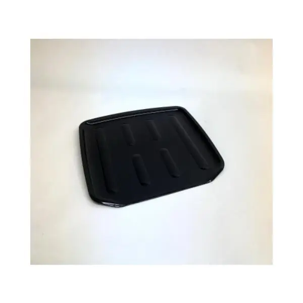 212 MAIN Small Black Rectangle Dish Draining Board - Easy Drainage Functionality, Designed for Washing Machine Area Use