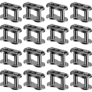 16 Pcs #420 Chain Master Link Roller Connector Replacement for Pocket Bike Dirt Bike Motorcycle Go Kart Mini Bike Parts