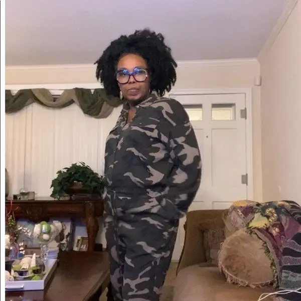 Womans Camouflage Jumpsuit