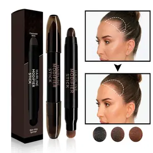 Hairline Pen, One Stroke to Cover Gray Hair Fill-in-the-White Pen, Hair Color Pen Quick Cover White Hair Stick, Long-lasting Waterproof Large Capacity Hairline Stick