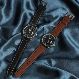 Retro Digital Roman Watch Men's - Leather Sports Watch - Men's Military Quartz Watch Men's Clock Fashionable Watch Casual Watch