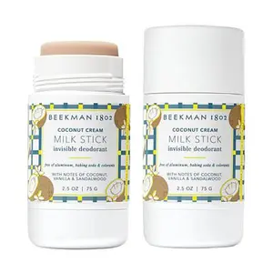 Beekman 1802 Goat Milk Coconut Cream Milk Stick Deodorant 2-pack