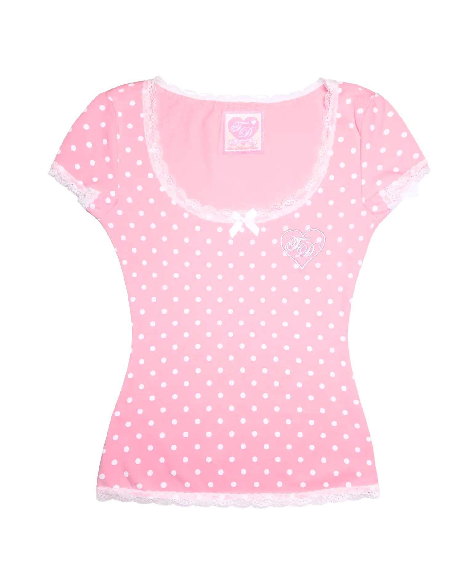 Strawberries and Cream Blair Scoop Neck Shirt