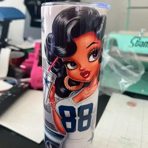 Betty boop cowbys girl tumbler