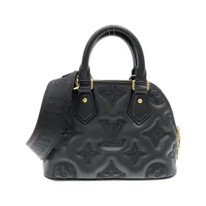 Pre-owned Louis Vuitton Calfskin Shoulder Bags Bubblegram Alma SoftBB Calf Bag