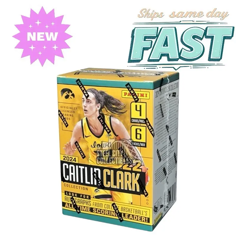 2024 Panini Caitlin Clark Collection Basketball 6-Pack Blaster Box