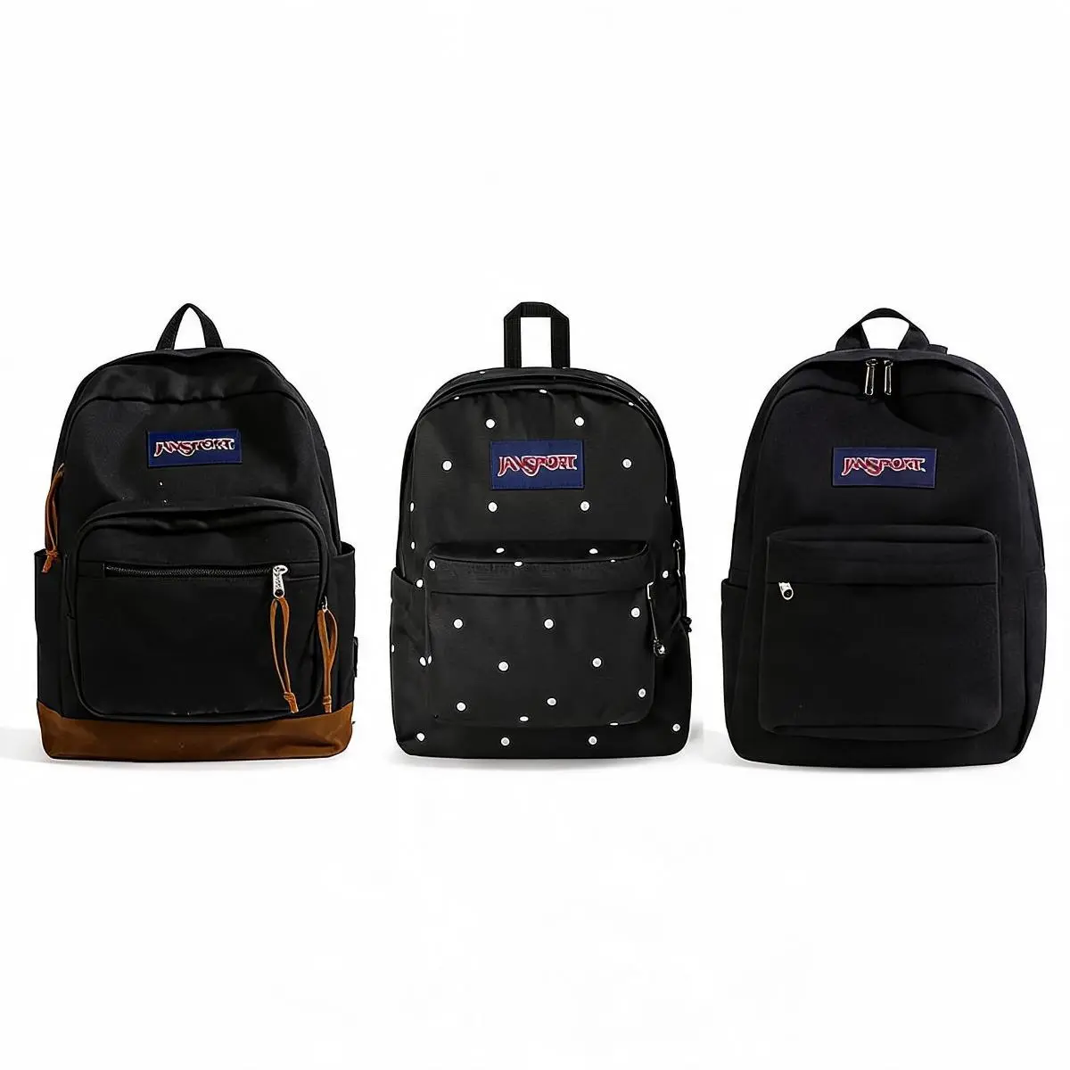 JanSport Right Pack Backpack - Durable Daypack with Padded 15" Laptop Sleeve, Spacious Main Compartment & Integrated Water Bottle Pocket - Black