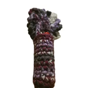 Crocheted Chapstick Lighter Holder - Colorful Handmade Accessory for Your Needs