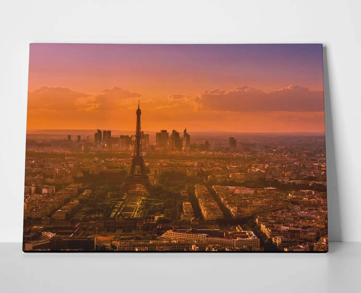 France Skyline Poster or Wrapped Canvas