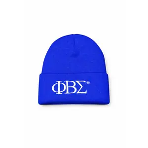 Phi Beta Sigma Embroidered Beanie Hat