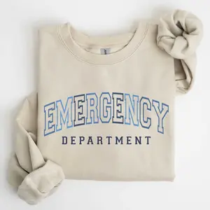 Emergency Department  T-Shirt / Sweatshirt / Hoodie  , ER Nurse, Emergency Room Tech, Emergency Nurse Gift ED, Emergency Medicine