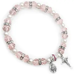 Catholic Rosary Bracelet for Women - Beaded Religious ,  Bracelet for Women,  Accessories