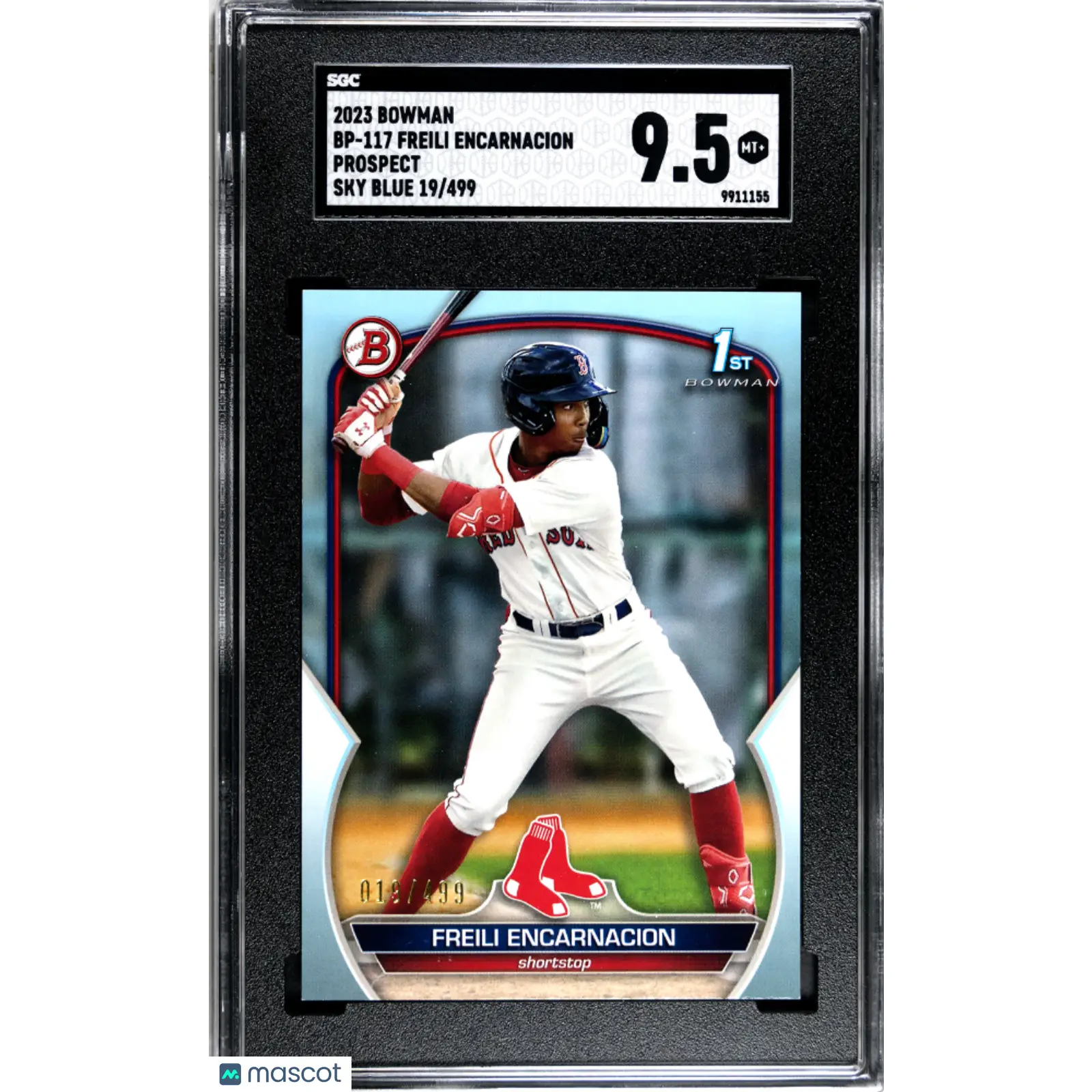Freili Encarnacion SGC 2023 Bowman #BP 117 Pros. Sky Blue 19/499 Baseball 9.5