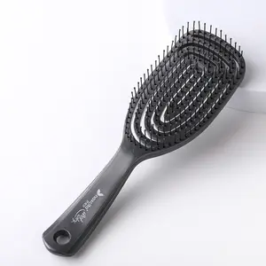 Spiral Detangling Hair Brush, Flexible Vent Brush for Wet & Blow Dry Hair, Anti-Tangle Design, Faster Drying, Lightweight Styling Brush, Detangler Brush, Detangling Hairbrush