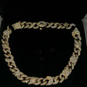 Galaxy Chain - 16 mm planet, sun, star, moon Cuban link