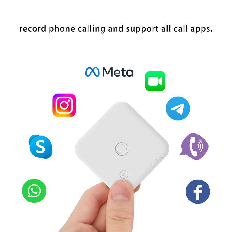 Advanced AI Digital Voice Recorder,IOS Phone Calling Recorder, Perfect for Bussiness, Learning, Couple, Parents, 100 Languages Transcription & Summary, 64GB , Call Recorder, Secure, Magnetic design