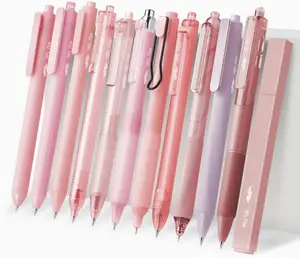 Mr. Pen- Gel Ink Pen Set, 12 pcs, Pastel Pink Barrel, Pink Pens Black Ink Gel Pens Fine Point 0.5mm Mr. Pen- Gel Ink Pen Set, 12 pcs, Pastel Pink Barrel, Pink Pens Black Ink Gel Pens Fine Point 0.5mm