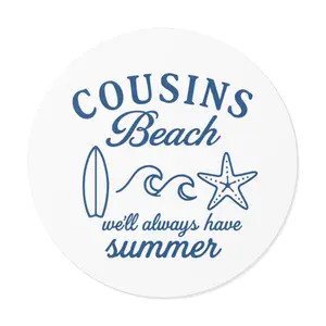 Cousins Beach Sticker | The Summer I Turned Pretty | Cute Aesthetic | BookTok Romantasy Merch. Kindle Vinyl