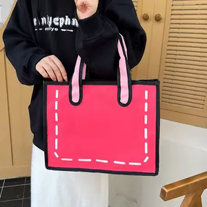 Cartoon Bag Comic  Messenger Bag Ladies Handbags