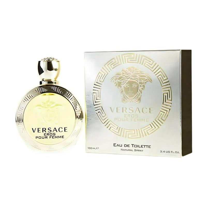 Versace Eros Pour Femme EDT 3.4 Oz/100ML - Tester Version - Floral Scent for Women with Sicilian Lemon & Freesia Notes