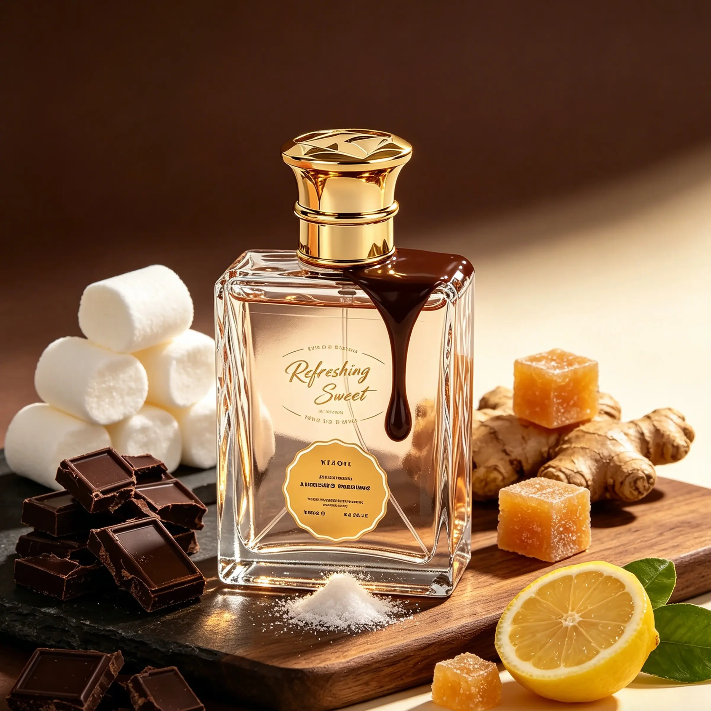 Perfume for Women and Men, Eau de Parfum (100ml) - Daily Wear Perfume, Gourmand Scent, Dessert Scent, Captivating Scents, Long-Lasting Fragrance, with Marshmallow & Dark Chocolate & Vanilla & Coconut Milk, Ideal Gift for Her