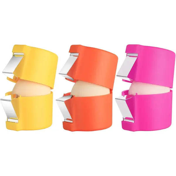 3-Piece Eggshell Opener & Peeler Set – Easy Egg Cracker & Cutter Tools for Raw and Hard-Boiled Eggs