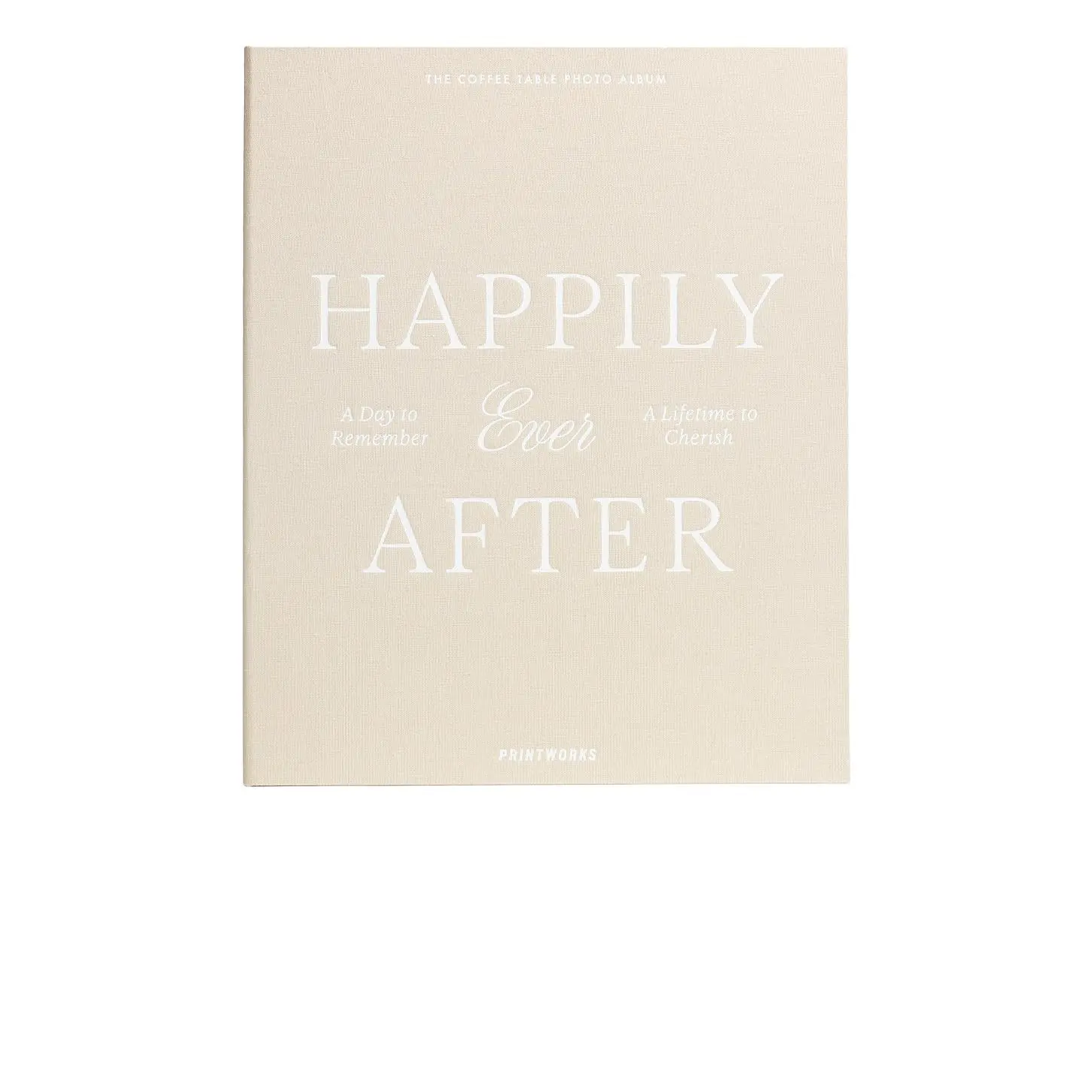 Printworks Happily Ever After Wedding Album in Beige