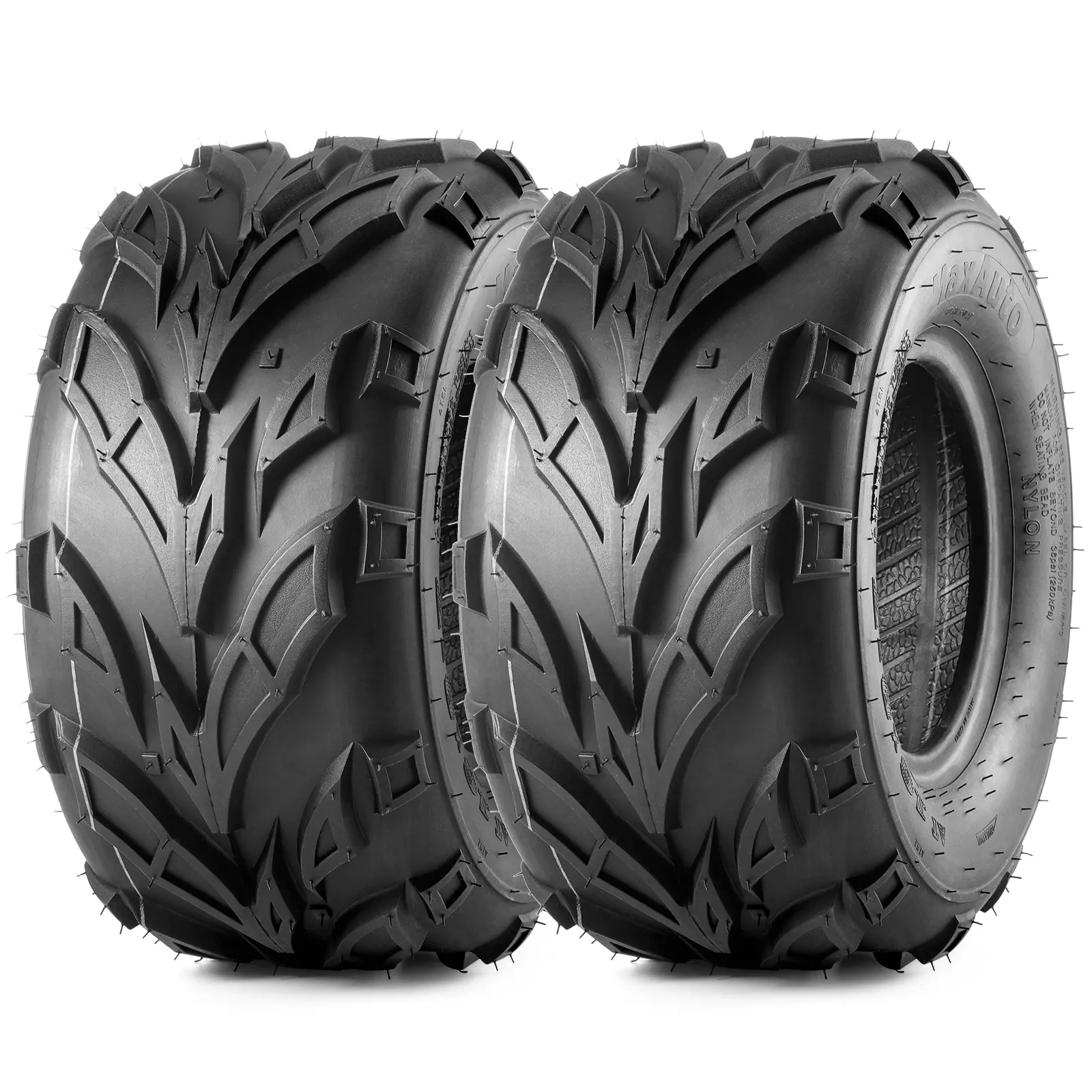 MaxAuto 16x8-7 ATV/UTV Tires,16-8-7 Go-Kart Quad Tires,6ply, Tubeless, Set of 2