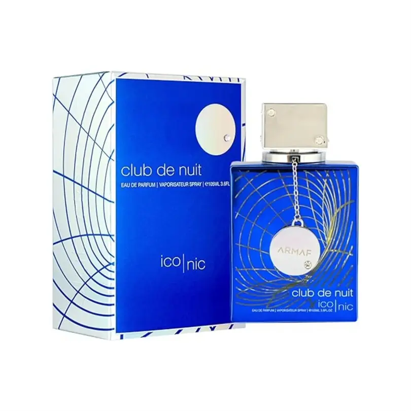 Armaf Club de Nuit Blue Iconic for Men Eau de Parfum Spray, Fresh fragrance for men 3.6 Ounce