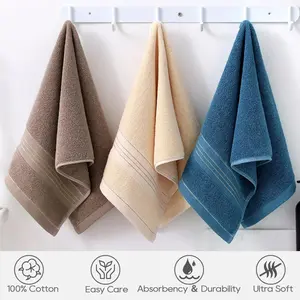 Premium Soft Cotton Washcloths,Highly Absorbent & Quick Dry,Super Absorbent,Lint-Free,Long-Lasting,Home, Gym, Camping