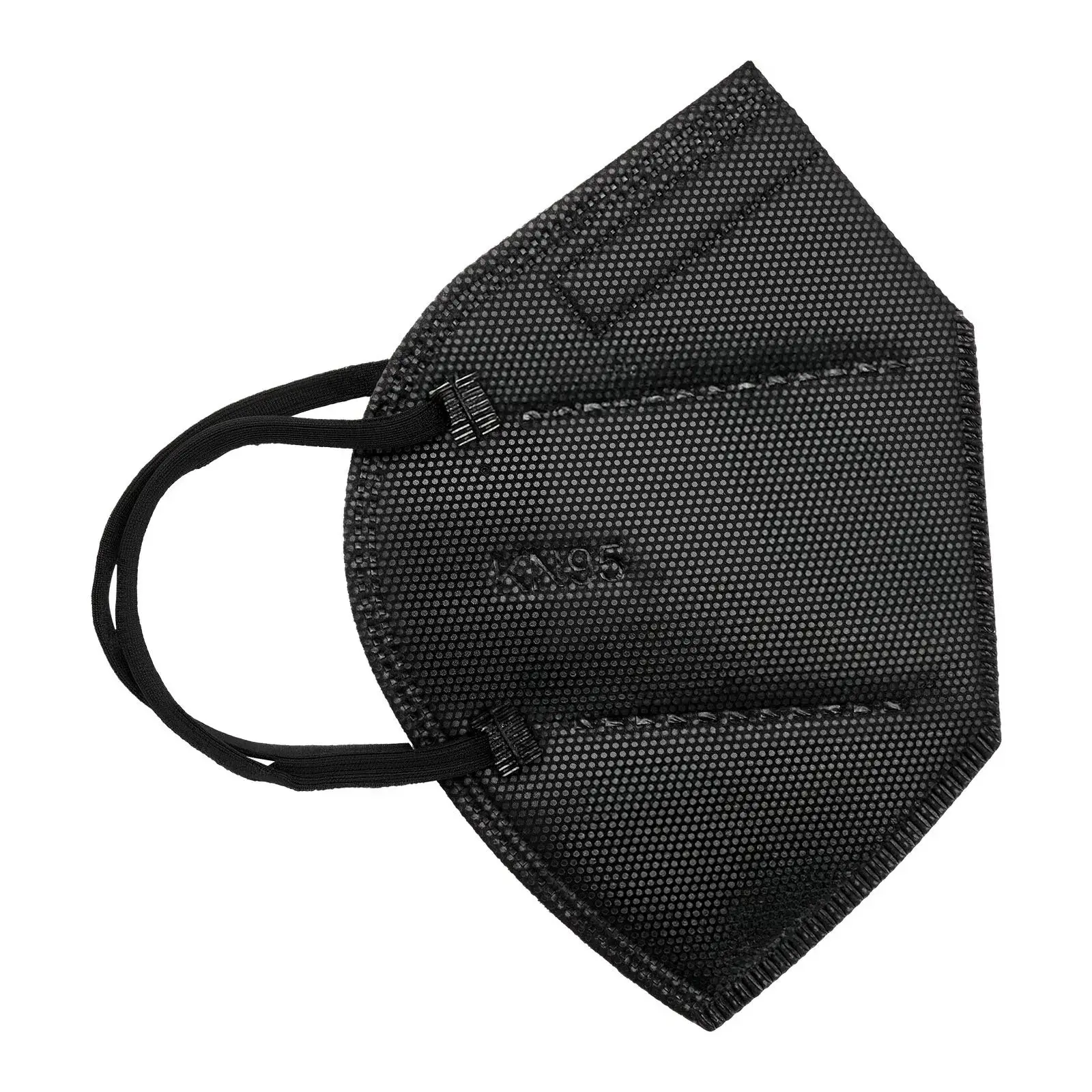 KN95 Face Masks 50 Pack – Black Particulate Respirator for Allergy Protection