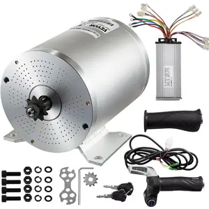 Spring new arrivals 2000W 48V DC Brushless Motor w/Mounting Bracket &Controller &Key For E-Scooter