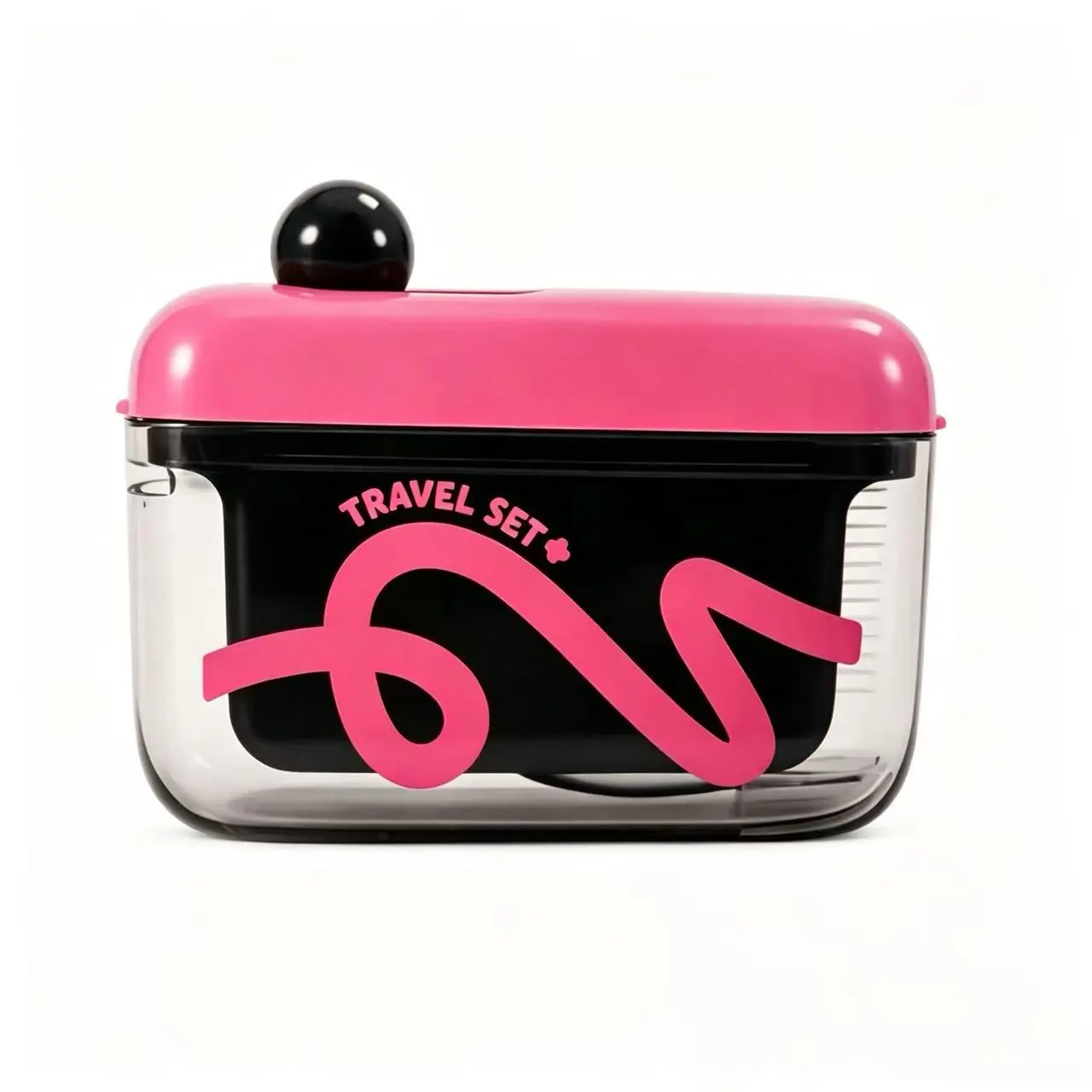 Automatic Pop-Up Dental Floss Dispenser with 1-Piece Dispensing, Playful Vibrant Dustproof Sealed Lid, Portable Clear On-the-Go Hygienic Holder Case for Home & Travel Bathroom Oral Care Organizer