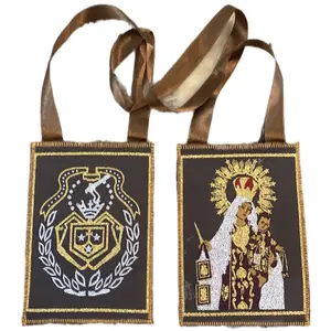 Escapulario de la Virgen del Carmen 4” x 5 1/2”