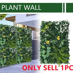 Artificial Grass Wall Panel, Faux Grass Privacy Fence Screen, Decorative Plant for Home Garden Party Wedding Decoration, Outdoor Decor, Decorative Backdrop, Event Decoration