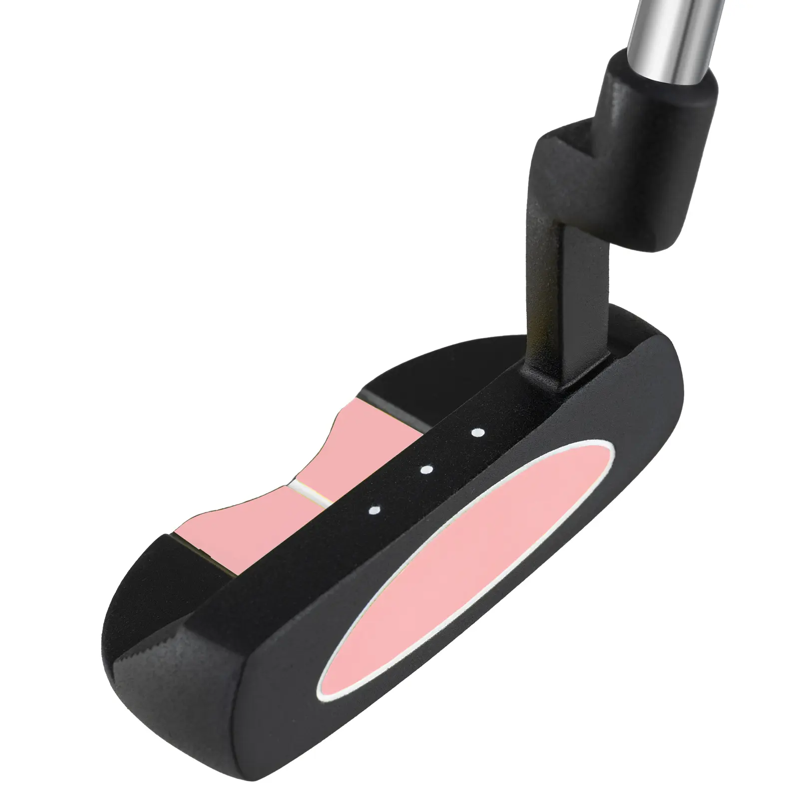 COSTWAY - Junior Mallet Putter Individual Gold Club for Kids Ages 11-14-Pink