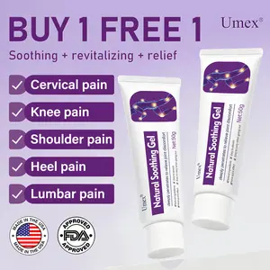 【Buy 1 Get 1 Free】Umex 1 Joint Relief Cooling Gel Cream | Menthol & Frankincense Formula | Helps Soothe Discomfort in Knees, Back, Neck & Shoulders | Deep Relaxation, Moisturizing & Refreshing Care