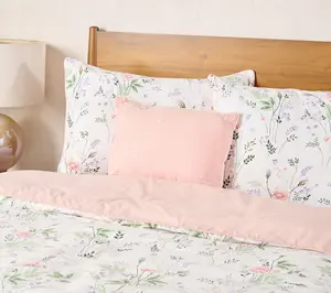 Home Reflections Cotton Pique 4pc Comforter Set- Queen