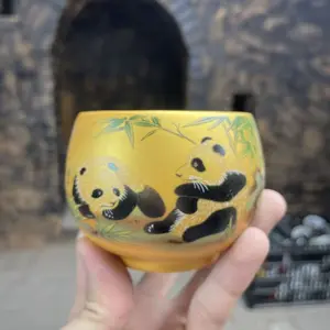 Handmade Golden Panda