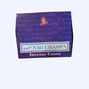 Kamini brand incense cones - 10 Scented cones per pack - Fragrance variety
