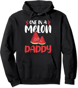 One In A Melon Daddy Watermelon Funny Family Matching Dad Pullover Hoodie - Briannama Shop 24B0B1TGM83R