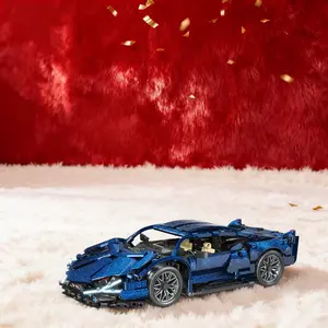 1192pcs Cool 1:14 Scale Car Building Set, Medium Difficulty Mechanical Model Kit, DIY Fun Birthday Gift, Stress Relief Assembly Toy