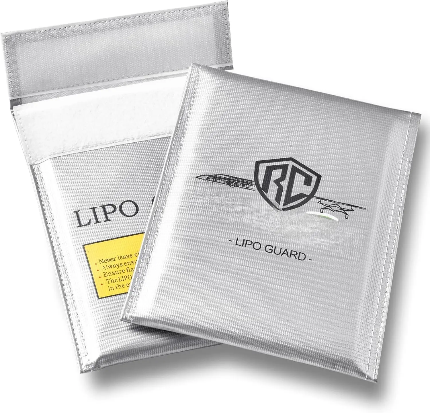 2 Pack Lipo Safe Bags, Fire Retardant Lipo  Bag, 6.9''x9'' , Fireproof Explosion-proof Sack for  and Storage