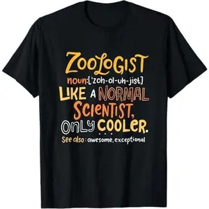 Awesome Zoologist Definition Funny Zoology Science T-Shirt