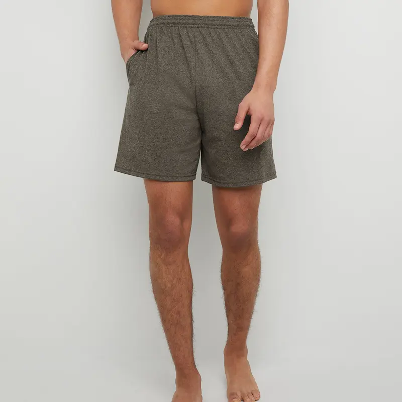 Hanes Essentials Men's Cotton Shorts With Pockets 7.5" Underwear Comfortable Fit Soft Stretch Fabric Breathable O8790 Jersey Sports