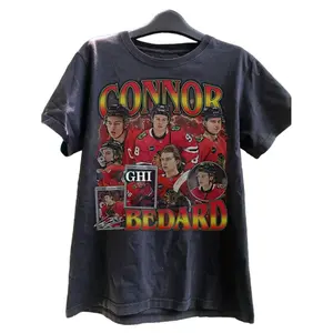 Connor Bedard Graphic T-Shirt Perfect Gift For Him! Vintage Inspired Bootleg Hockey Shirts